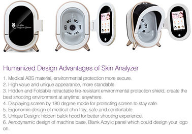 Magic Mirror Máy phân tích gia đình di động dành cho Salon / Trung tâm làm đẹp CE FCC Phê duyệt