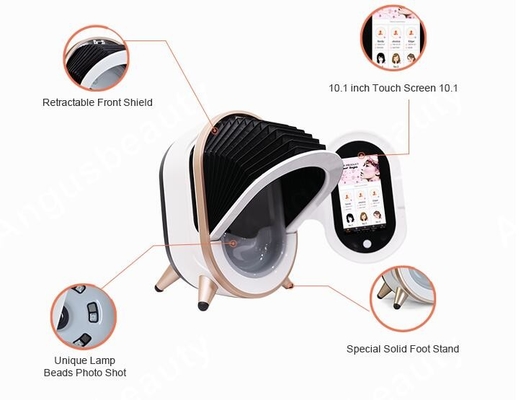 Đèn gỗ Máy phân tích da Magic Mirror thông minh với màn hình cảm ứng
