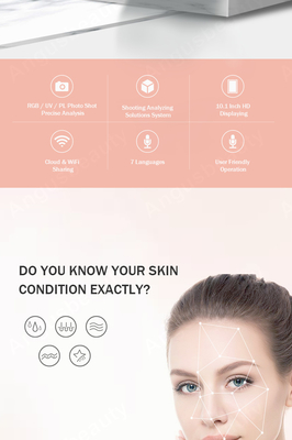 M9 Salon Spa Skin Clinic Thiết bị máy phân tích nếp nhăn