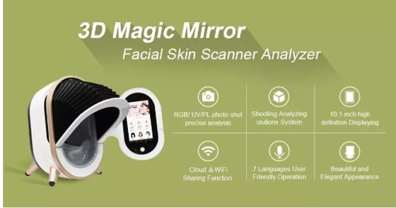Máy quét khuôn mặt Thiết bị phân tích khuôn mặt Camera 7200K 8800 lux