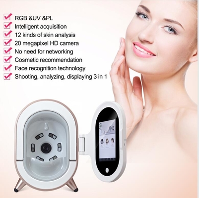 Máy phân tích độ ẩm da chuyên nghiệp Máy ảnh mặt 10,4 inch Màn hình 20MP