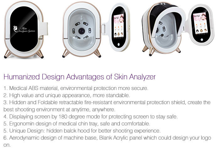 Magic Mirror Máy phân tích gia đình di động dành cho Salon / Trung tâm làm đẹp CE FCC Phê duyệt